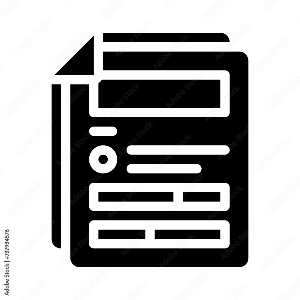 administration glyph icon administration glyph icon