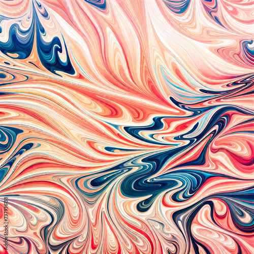 Closeup of abstract watercolor paint background. Generative AI (생성형 AI)