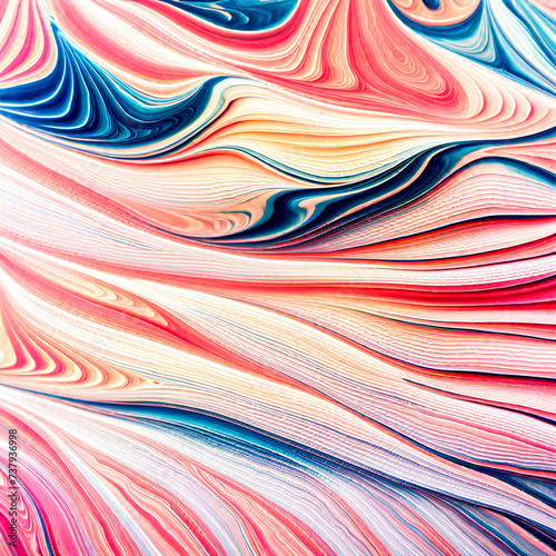 Closeup of abstract background with waves. Generative AI (생성형 AI)