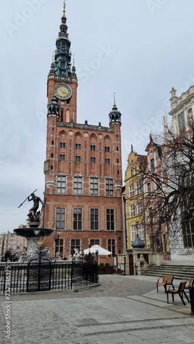 The historic town hall in the Main Town of Gdansk