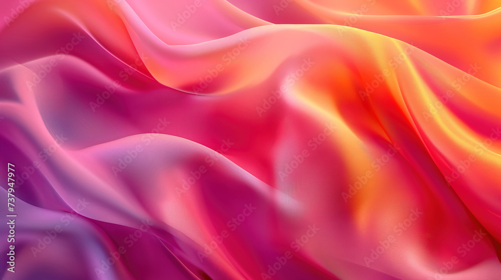 Fototapeta premium Awesome Yellow curve paper high view