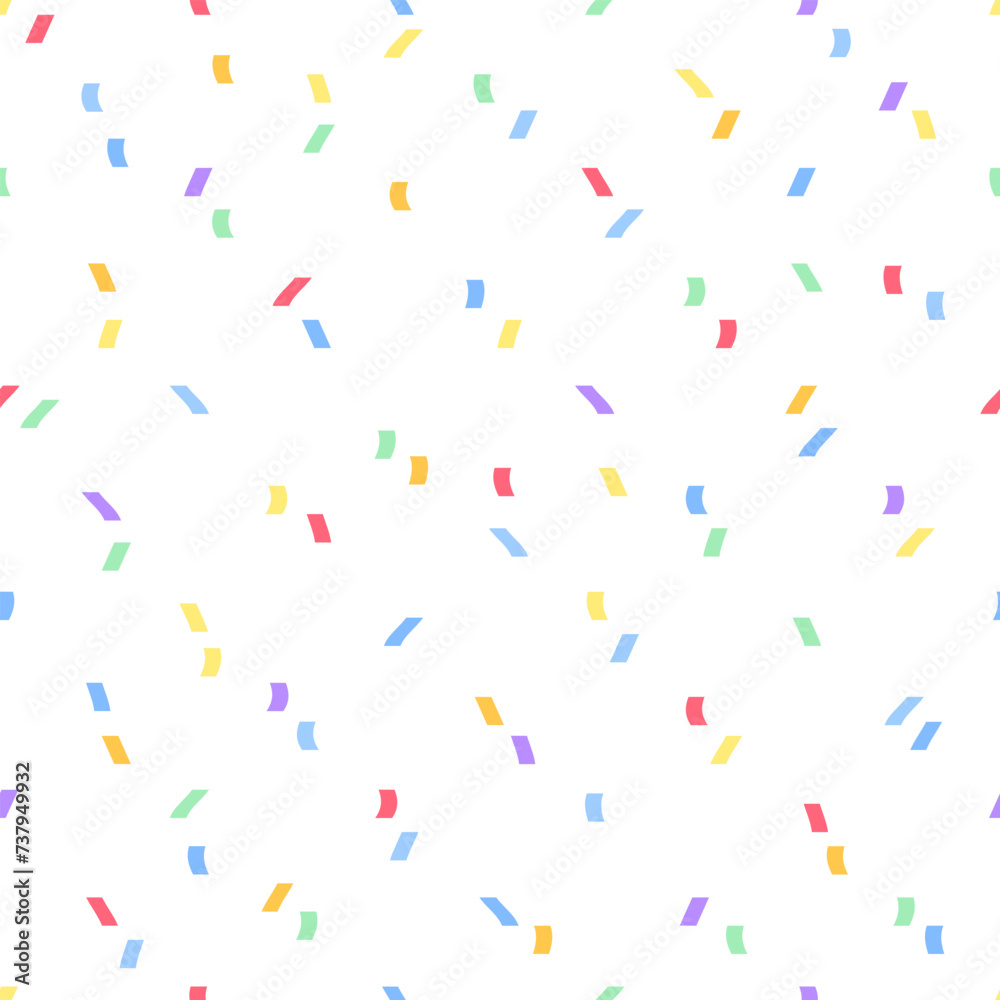 Confetti seamless pattern. Vector illustration for textiles, wrapping paper, wallpaper. Confetti seamless pattern. Vector illustration for textiles, wrapping paper, wallpaper.