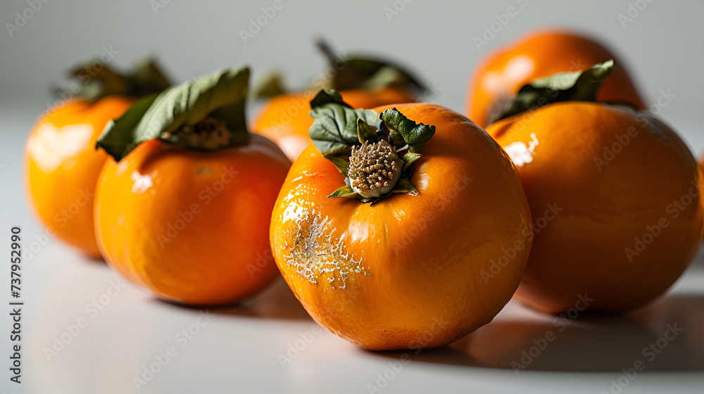 Cluster of Orange Fruits with Fresh Green Leaves Cluster of Orange Fruits with Fresh Green Leaves