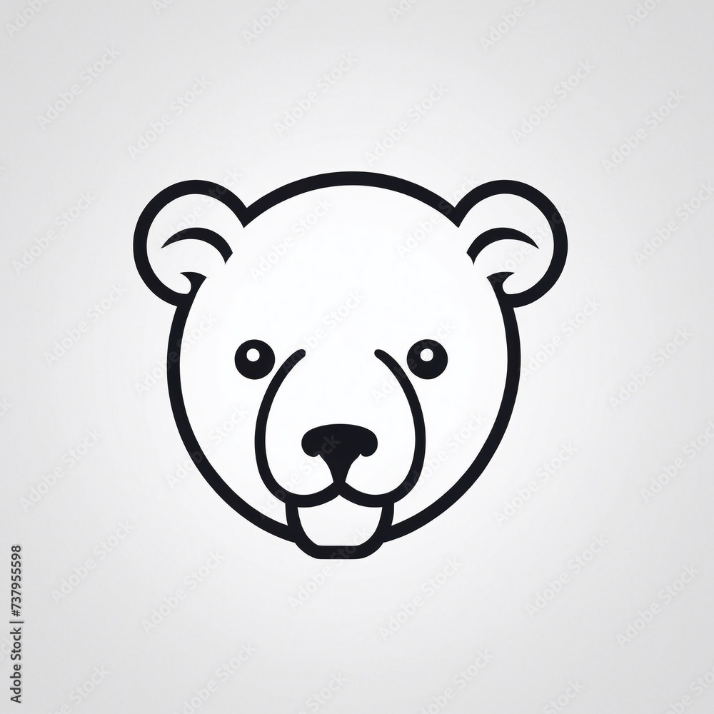 Bold Monochromatic Animal Vector Icon Bold Monochromatic Animal Vector Icon