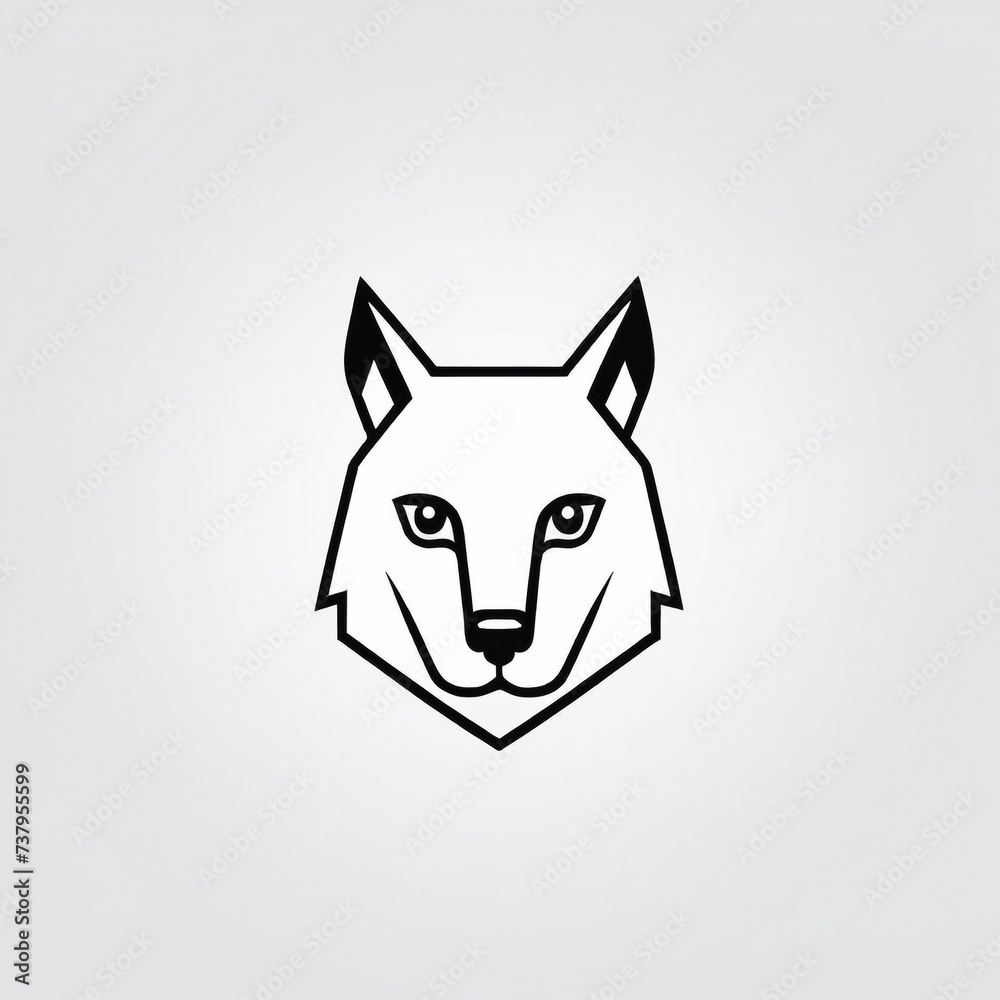 Bold Monochromatic Animal Vector Icon Bold Monochromatic Animal Vector Icon