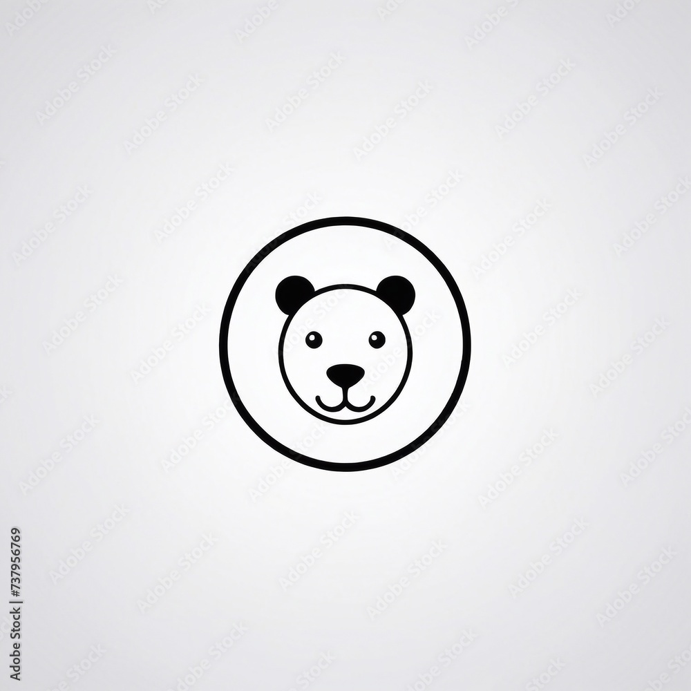 Bold Monochromatic Animal Vector Icon Bold Monochromatic Animal Vector Icon