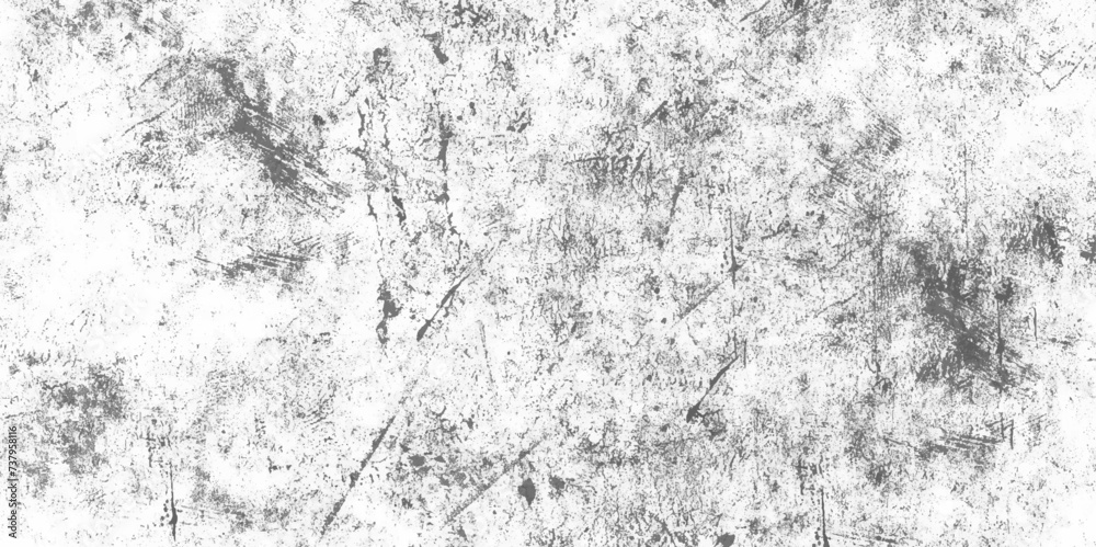 Grunge black and white crack paper texture design. Grunge surface wall cracks brushed plaster wall. Abstract seamless vector gray concrete texture. Gray distressed grunge texture or panorama wall art.