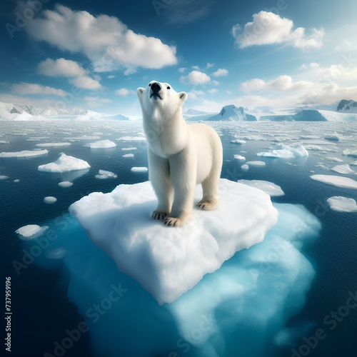  Polar bear on the pack ice