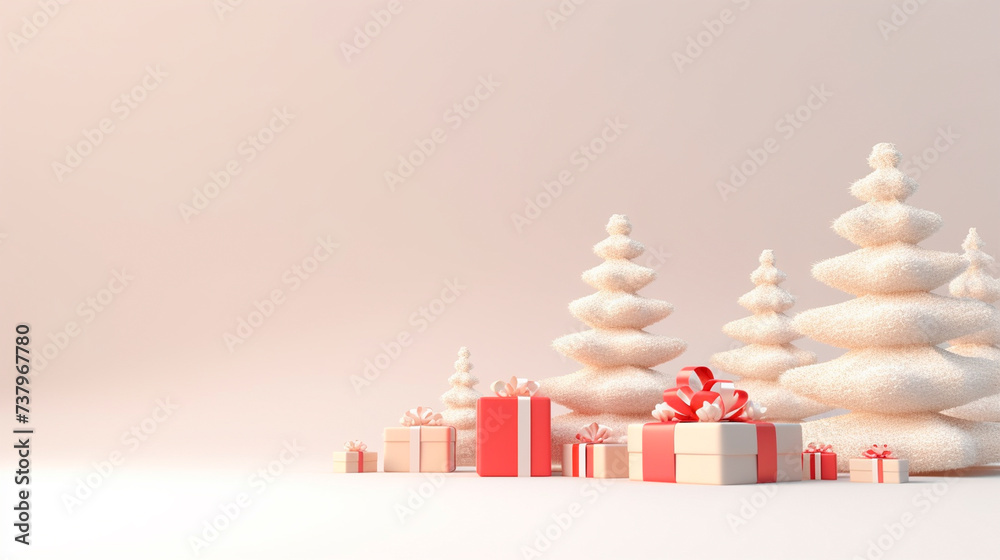 a group of presents sitting on top of a white table