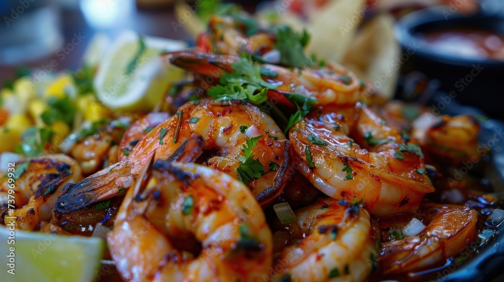 Wide variety of Mexican food with tacos. Wide variety of Mexican food with tacos.