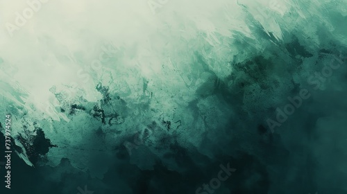 Abstract Ocean Wave Texture in Teal and Black for Backgrounds and Designs
