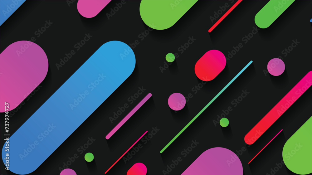 Abstract minimal geometric shape background with gradient Abstract minimal geometric shape background with gradient