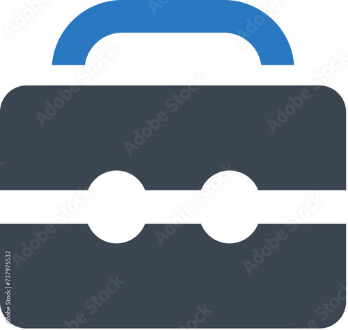 Business briefcase icon