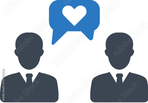 Relation conversation icon
