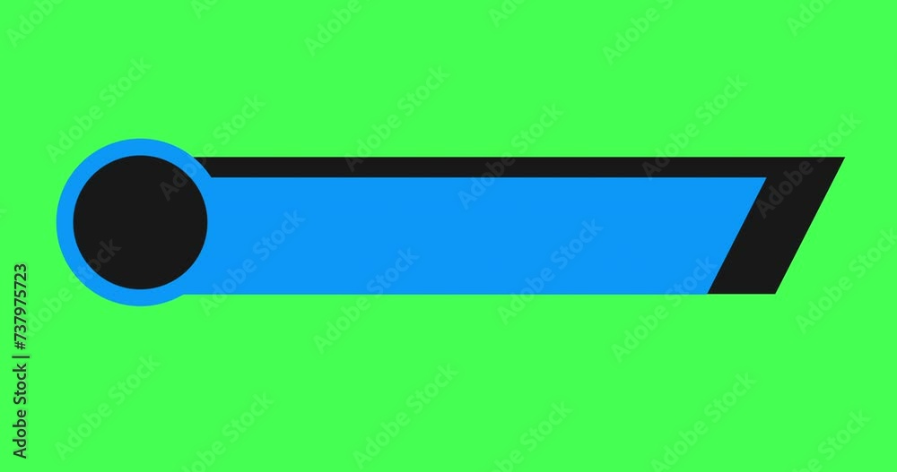 In and out animated simple lower third title banner infographic animation in 4K. Hud call out titles action bar technology elements ready to use. Data representation video intro asset with copy space.