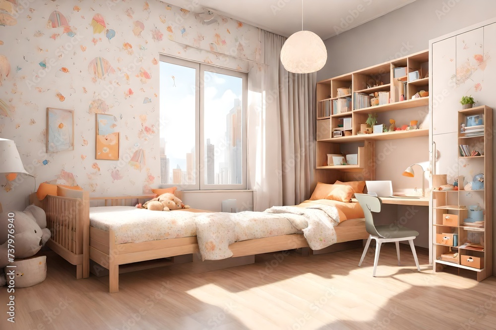 Childroom interior modern design