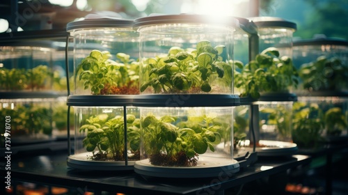 A Group of Green Plants Growing in a Garden