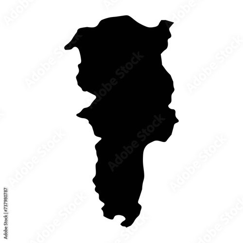 Bolivar Province map, administrative division of Ecuador. Vector illustration. photo