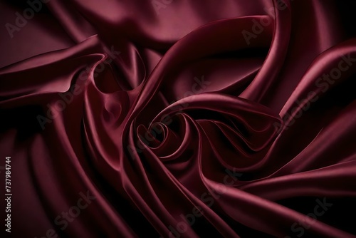 red silk background generated by AI technology