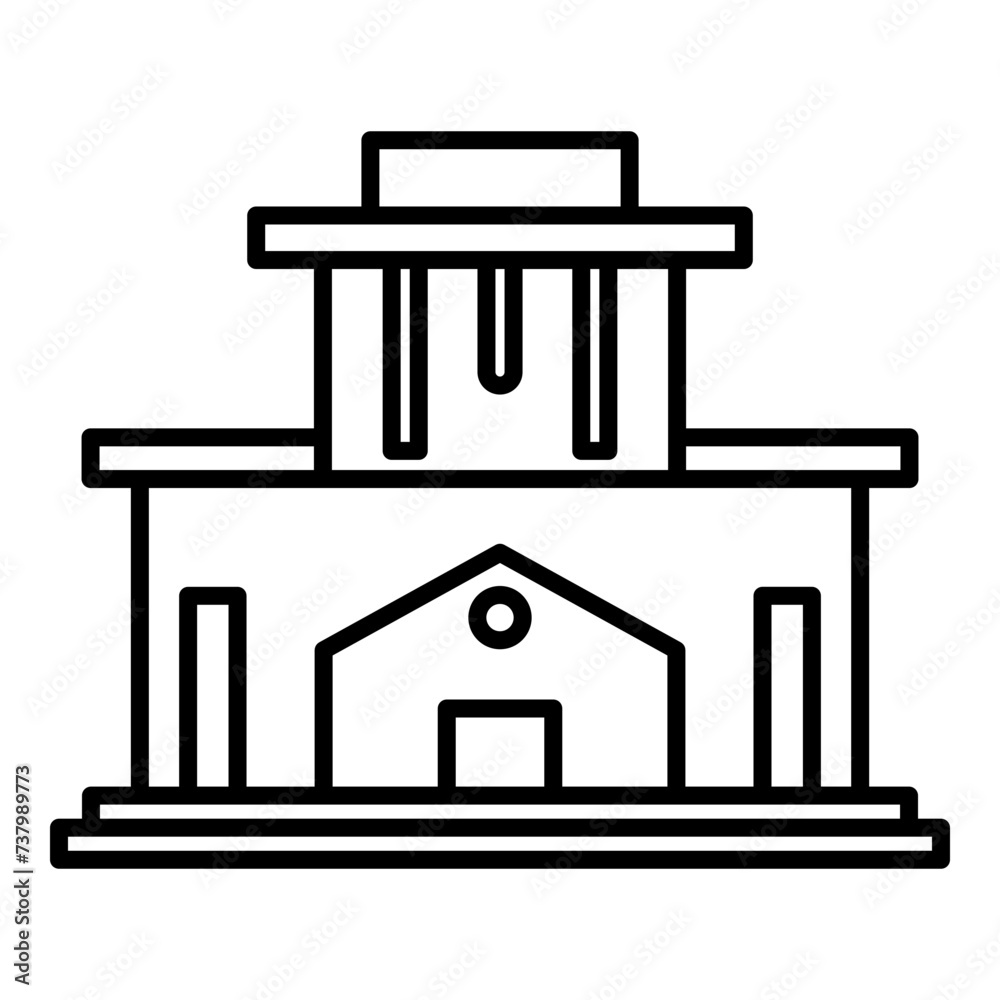 illustration of a column illustration of a column
