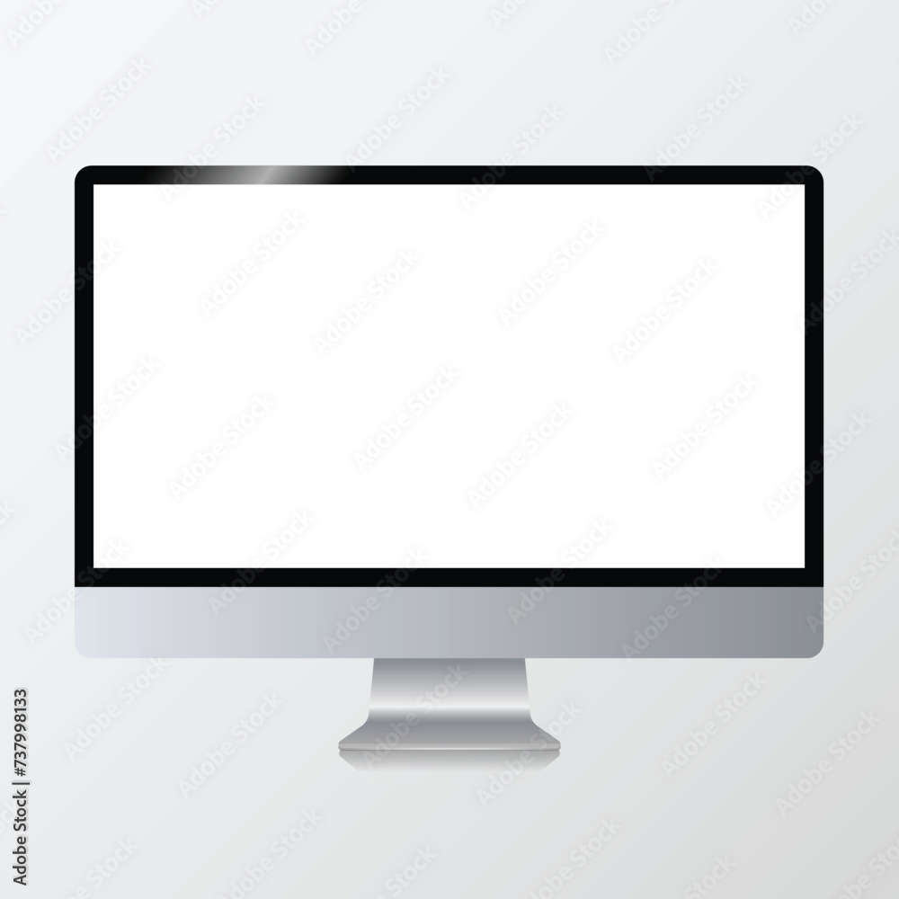 Digital Device Mockup with Blank Screen Digital Device Mockup with Blank Screen
