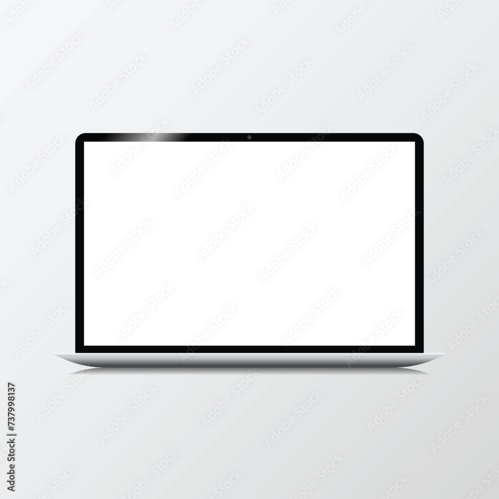 Digital Device Mockup with Blank Screen Digital Device Mockup with Blank Screen