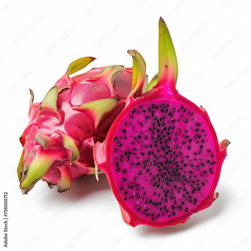 Dragon fruit isolated on white background Dragon fruit isolated on white background
