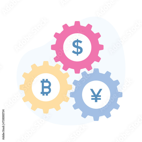 Get this beautiful and amazing icon of money management, editable vector