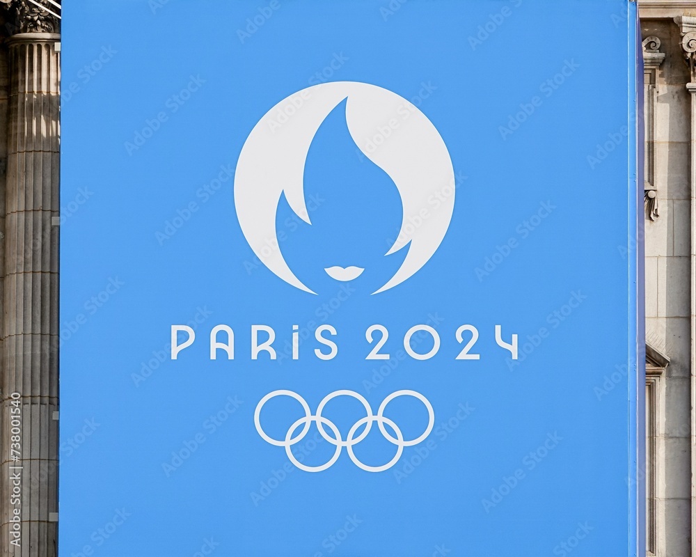 Affiche Officielle Des Jeux De Paris 2024, édition Originale