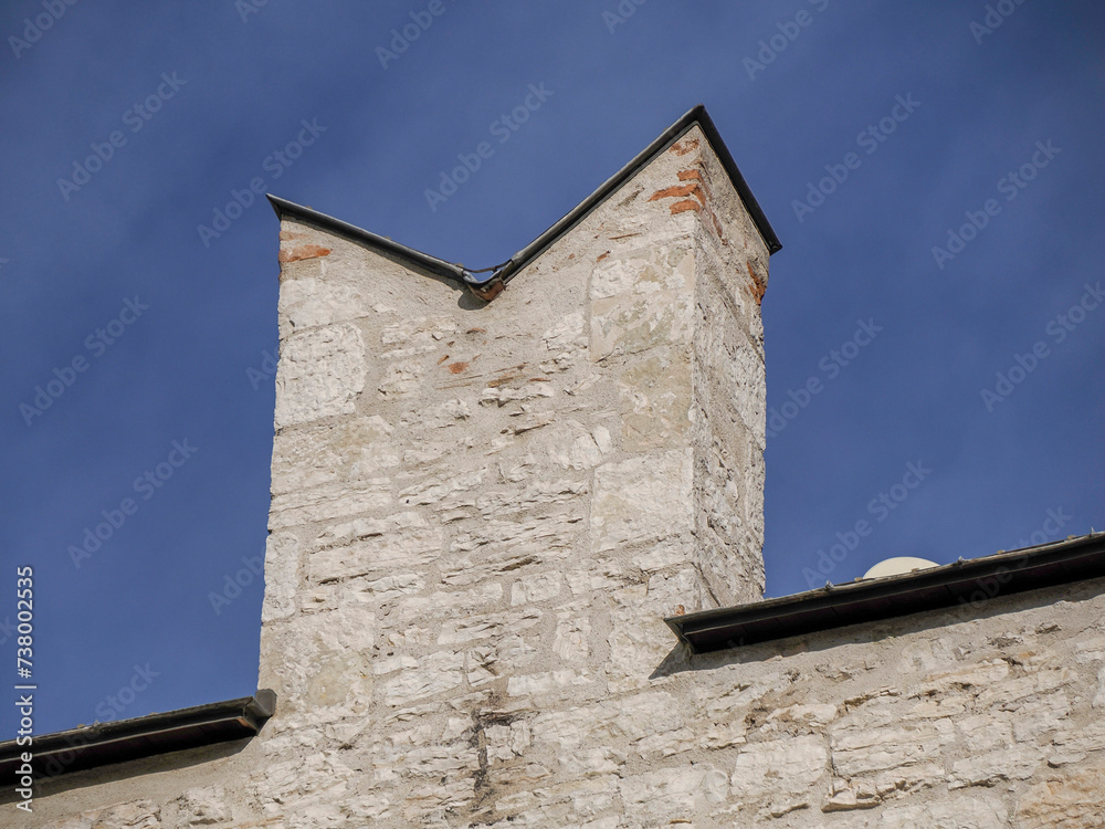 detail of Medieval Cathedral of San Vigilio Dome Gothic style, Trento , Italy detail of Medieval Cathedral of San Vigilio Dome Gothic style, Trento , Italy