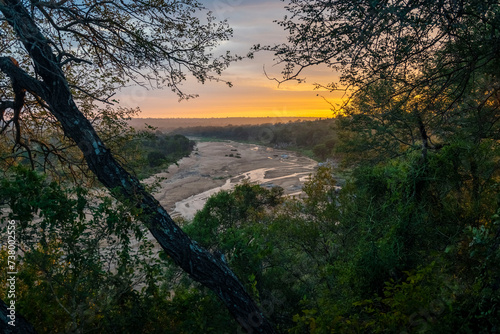 African savannah, Game reserve like Kruger Park and the Serengeti, African bushveld and wilderness in South Africa, Kenya or Tanzania. photo