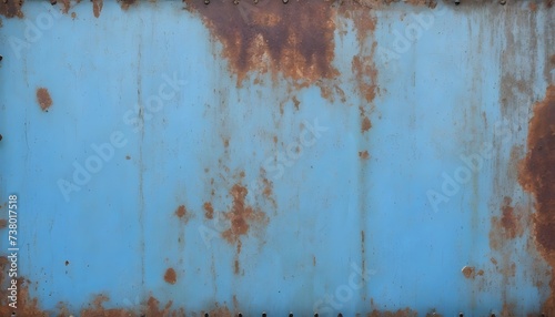 texture background blue metal floor old rusted