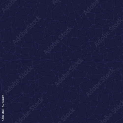 Illustration of Abstract Sky Map. Constellations on Night Dark Background. 
