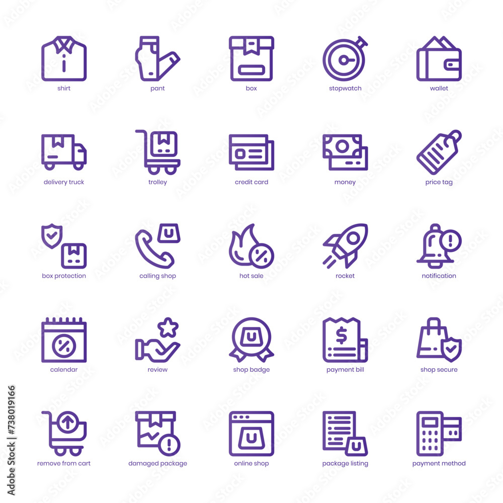 Shopping and Store icon pack for your website, mobile, presentation, and logo design. Shopping and Store icon basic line gradient design. Vector graphics illustration and editable stroke. Shopping and Store icon pack for your website, mobile, presentation, and logo design. Shopping and Store icon basic line gradient design. Vector graphics illustration and editable stroke.