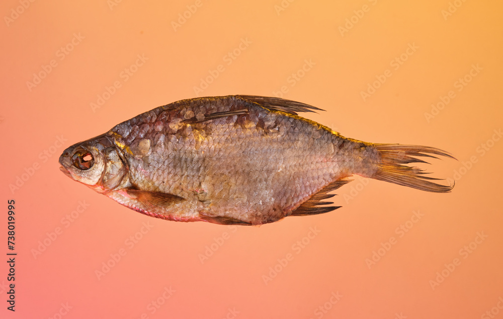 Fototapeta premium Dried fish. An appetizer for beer or a tasty snack.