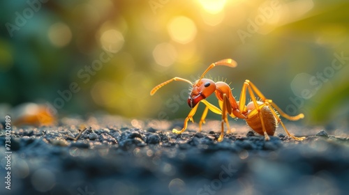 Ants demand payment for work photo