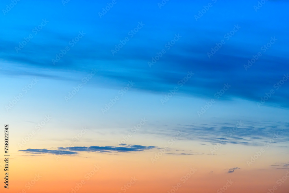 Soft morning sky. Design element Soft morning sky. Design element