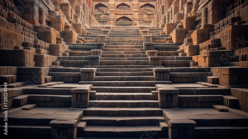 Step well in Jaipur, photo