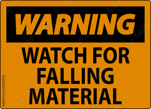 Wallpaper Mural Warning Sign, Watch For Falling Material Torontodigital.ca