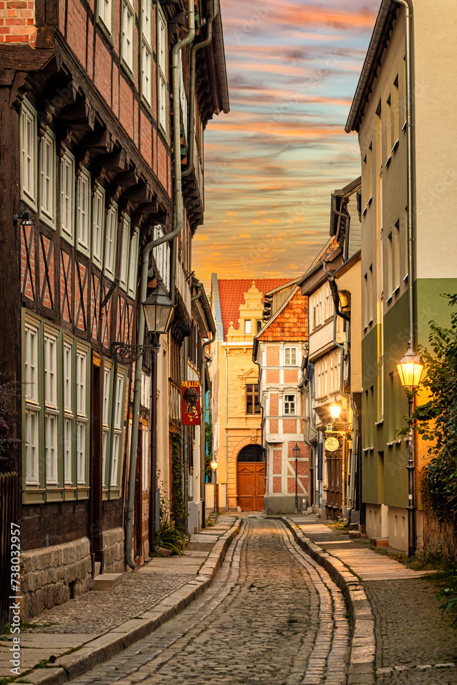 Fototapeta premium historische Altstadt von Quedlinburg