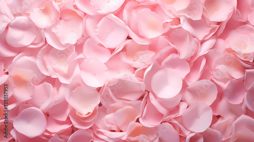 Rose flower illustration, floral banner with roses and bokeh glow