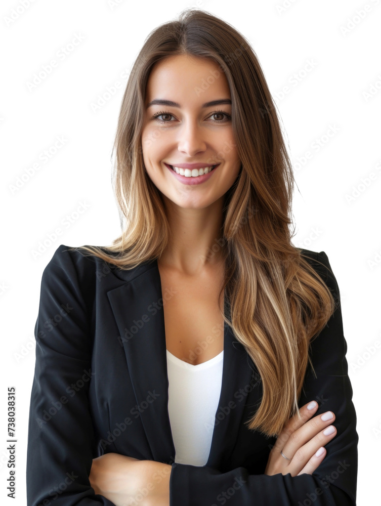 30s businesswoman in transparent background 30s businesswoman in transparent background