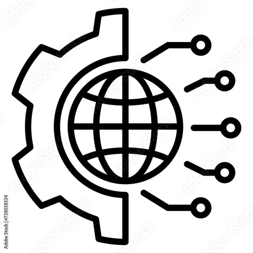 Digital Transformation Icon
