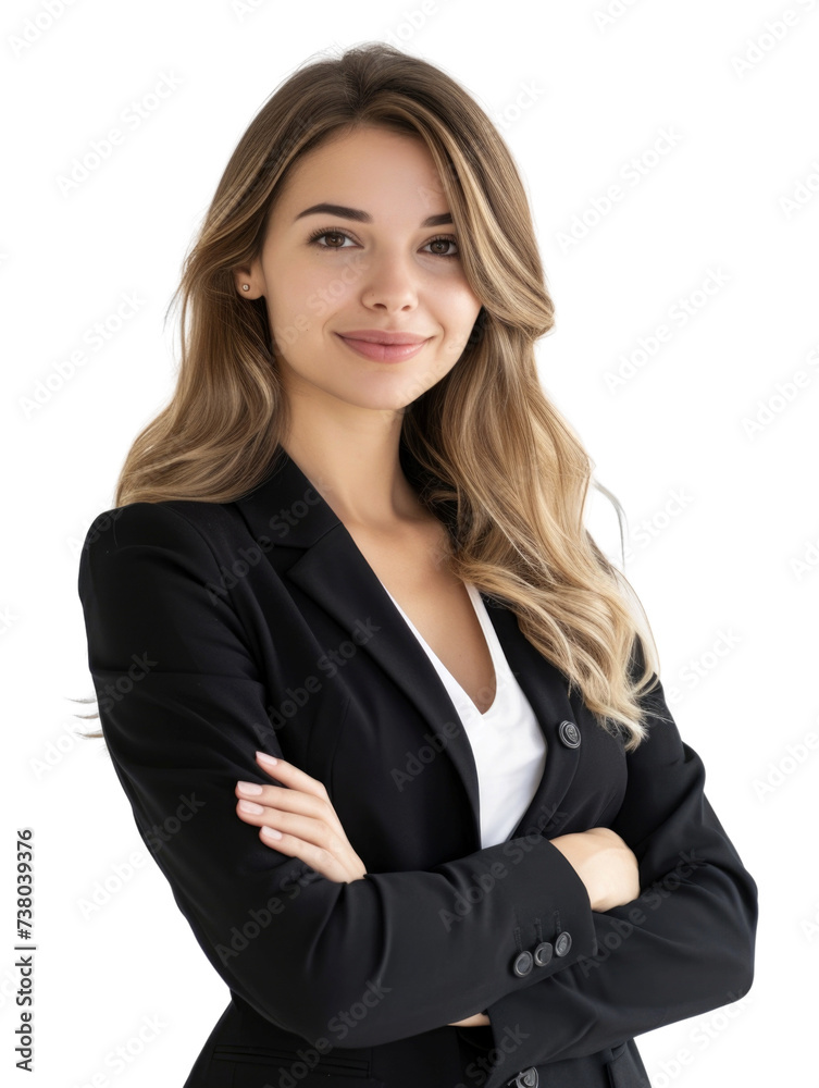 30s businesswoman in transparent background 30s businesswoman in transparent background