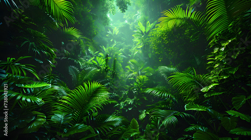 Lush Escape Tropical Rainforest Canopy