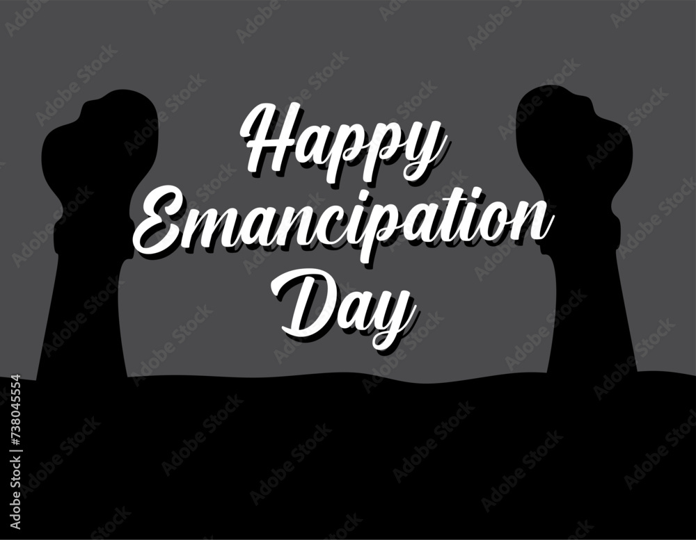 happy celebrate world emancipation day