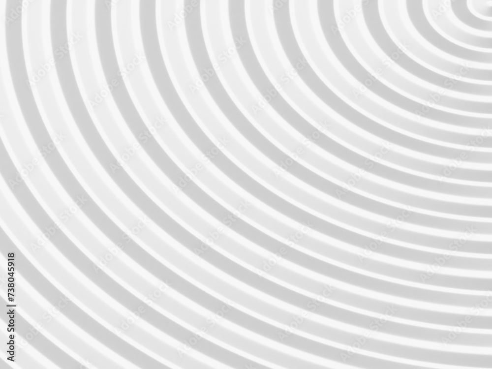 Smooth concentric white rings or circles waves background wallpaper banner flat lay top view Smooth concentric white rings or circles waves background wallpaper banner flat lay top view