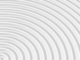 Smooth concentric white rings or circles waves background wallpaper banner flat lay top view