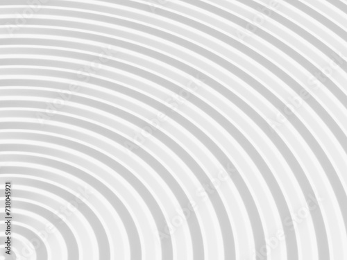 Smooth concentric white rings or circles waves background wallpaper banner flat lay top view © CreatifyStudio