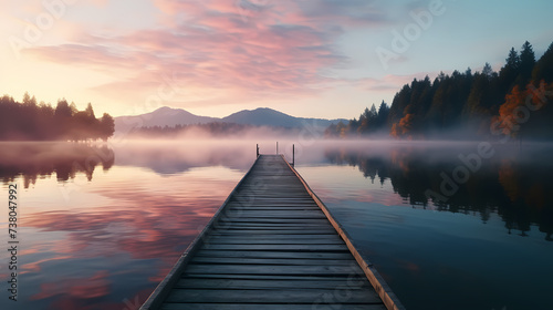 Quiet lake, beautiful scenery © Derby